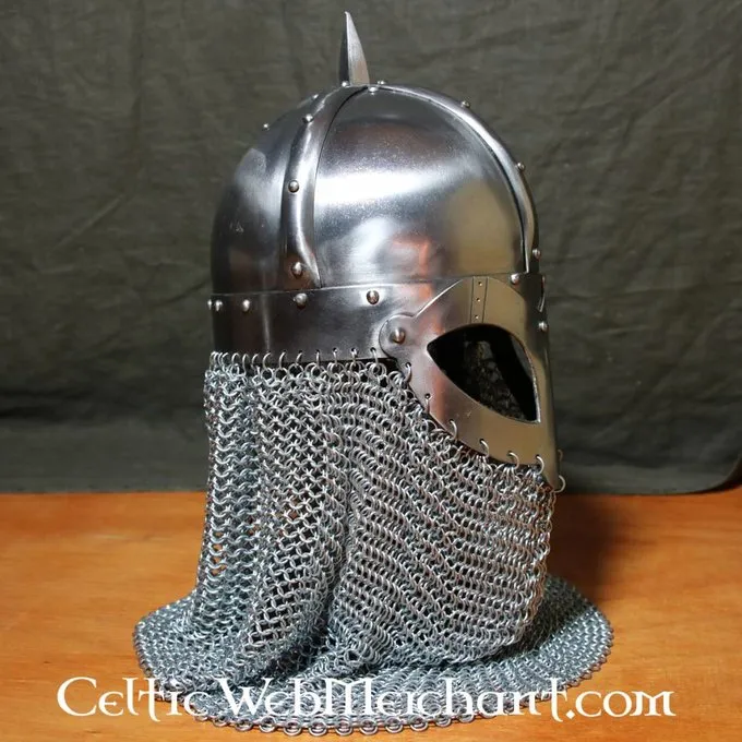 Deepeeka Viking Hjelm Med Chainmail 7 Deepeeka Viking Hjelm Med Chainmail - Billede 6