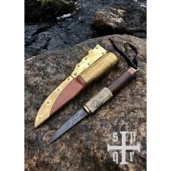 SPQR Viking Kniv Odins Ravn Damascus Stål