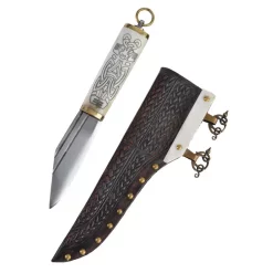 Deepeeka Viking Seax Borre Stil Med Knoglegreb