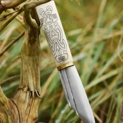 Deepeeka Viking Seax Borre Stil Med Knoglegreb -Svaerd Salg viking seax borre stil med knoglegreb 5