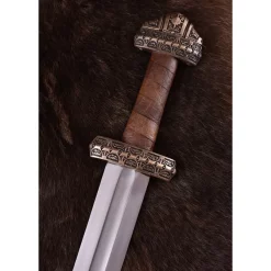 Deepeeka Viking Sværd ø Eigg, Læder Greb -Svaerd Salg viking svaerd o eigg laeder greb 2