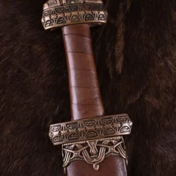 Deepeeka Viking Sværd ø Eigg, Læder Greb, Hærdet -Svaerd Salg viking svaerd o eigg laeder greb haerdet 3