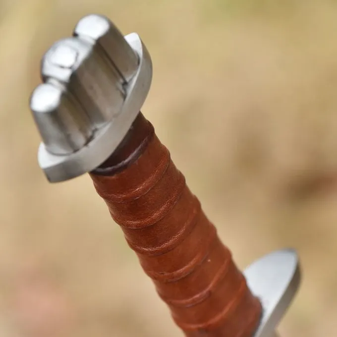 Ulfberth Vikinge-sværd Med Fliget Knæk Kampklar, Kort 6 Ulfberth Vikinge-sværd Med Fliget Knæk Kampklar, Kort - Billede 4